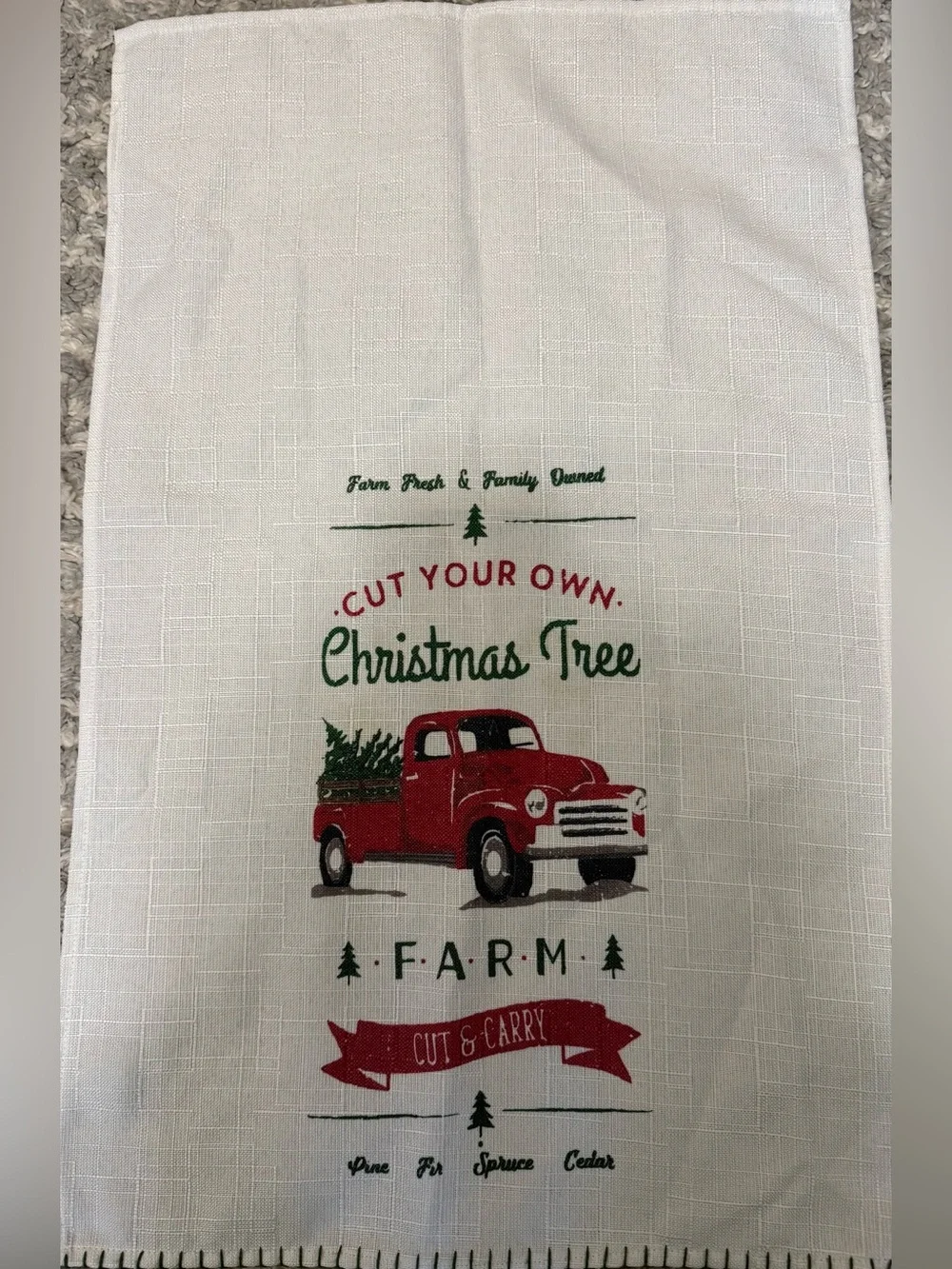 Decorative Christmas towel set